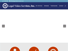 Tablet Screenshot of legalvideoservicesinc.com